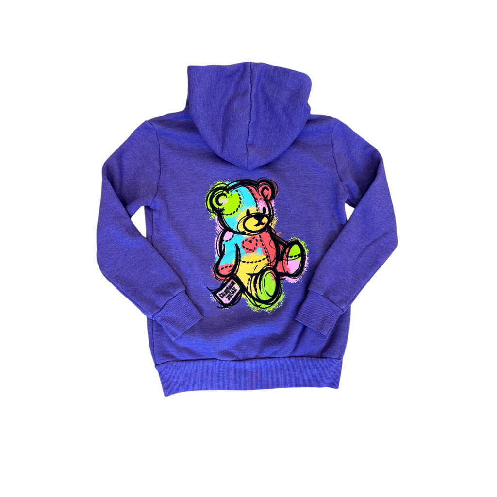 Bear W Zip Up Hoodie