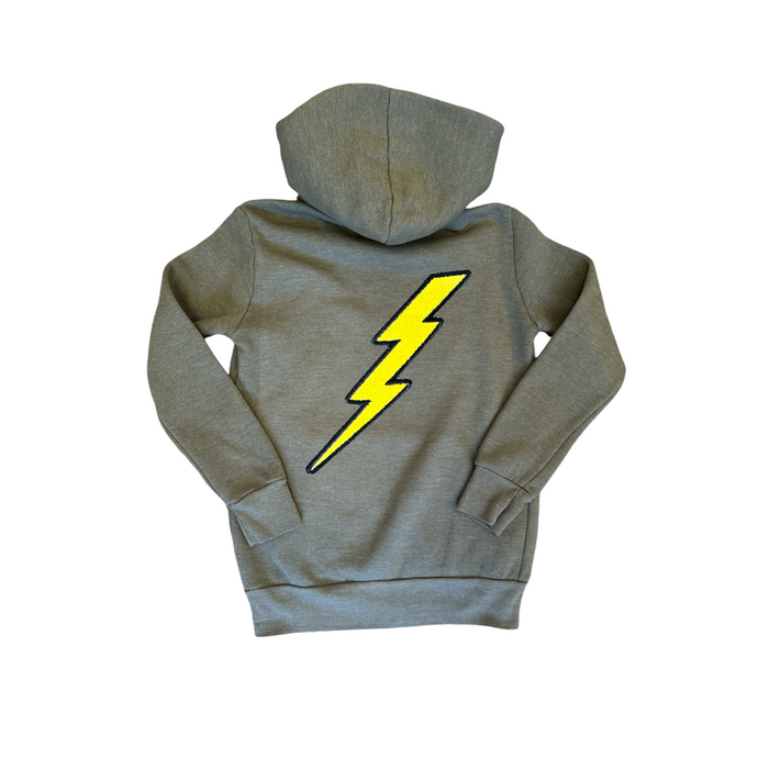 california vintage LT Patches Zip Up Hoodie Army