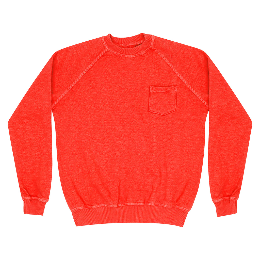 Sweatshirt pocket red
