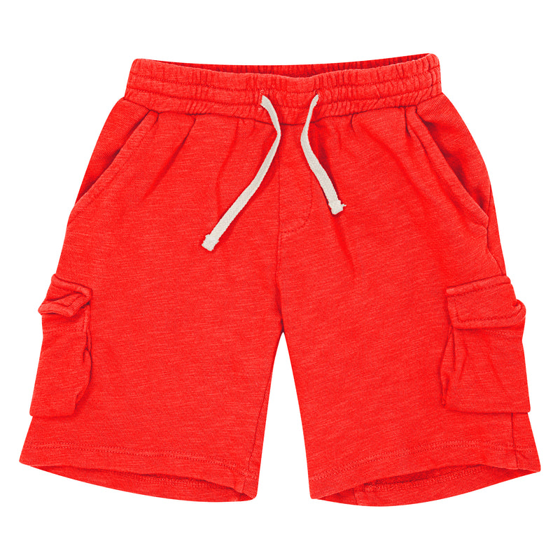 Cargo shorts red