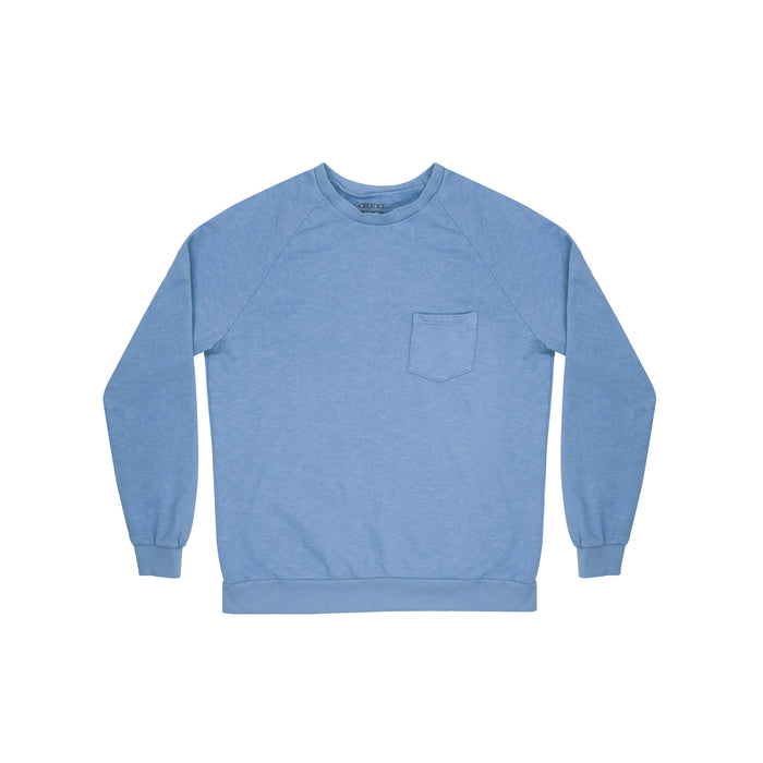 california vintage Sweatshirt Pocket Dusty Blue Dusty Blue