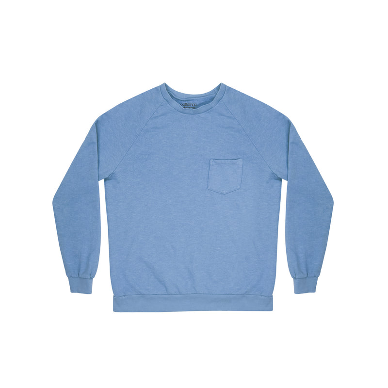 Sweatshirt Pocket Dusty Blue
