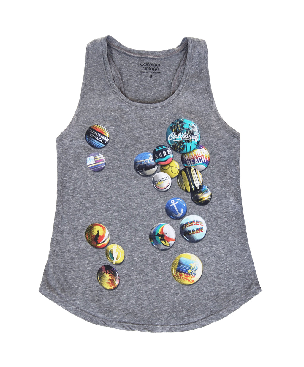 California buttons Tank