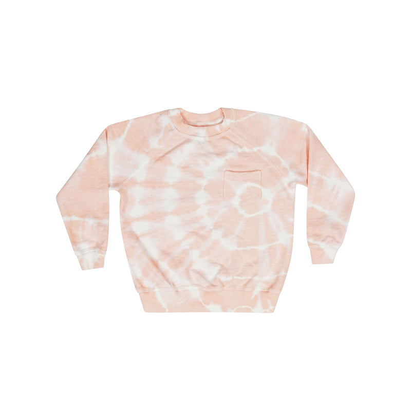 Tie dye girl sweatshirt pocket TD53