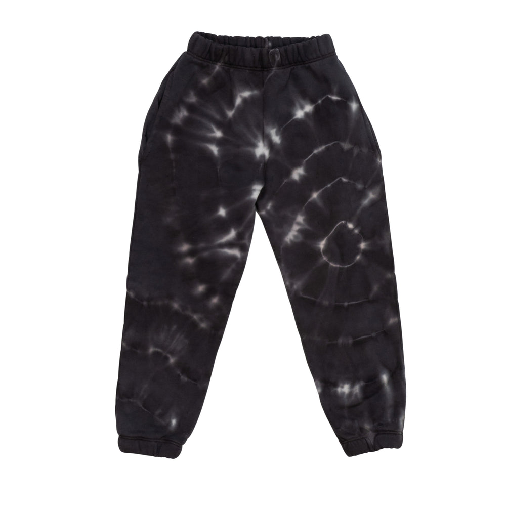 Tie dye black sweatpants TD23