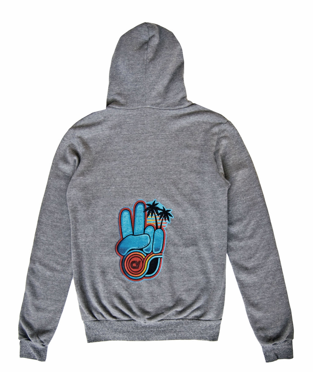 Peace Zip Up Hoodie