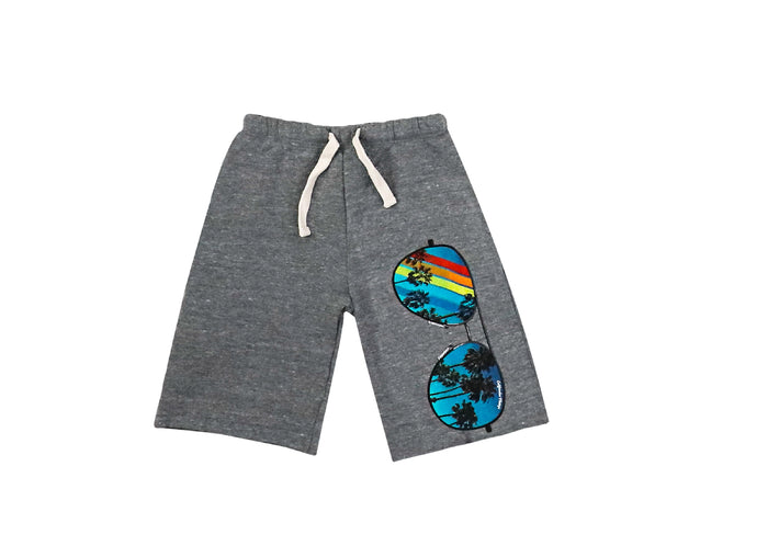 california vintage Sunglasses H grey shorts 50% Cotton/ 50% Polyester